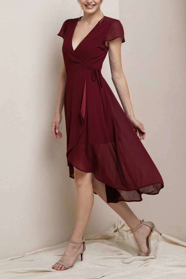 Avant Burgundy Dress