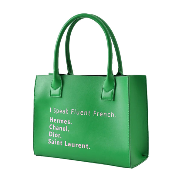 Fluent French Green Tote