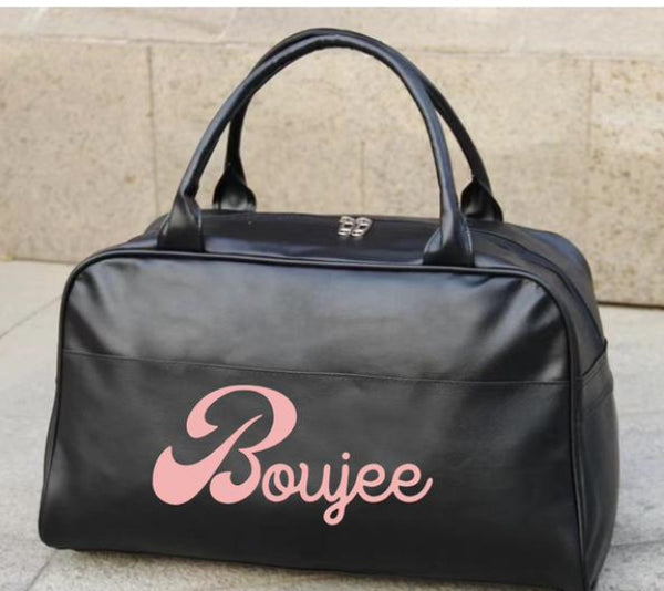 Boujee Bag Pink Midnight Flower